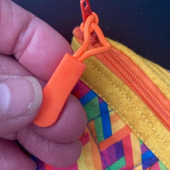 Colorful Geometric Patterned Pouch - Picture 3 of 5